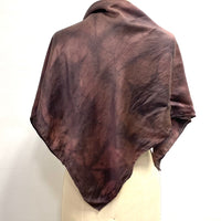 Square Silk Scarf in Plum