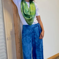 Ida Pant - Flowy Adjustable Pants in Organic Cotton | Indigo Blue