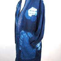 Indigo Blue | Custom Long Jacket with Sashiko | For men and women