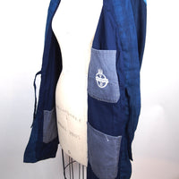 Indigo Blue | Custom Long Jacket with Sashiko | For men and women