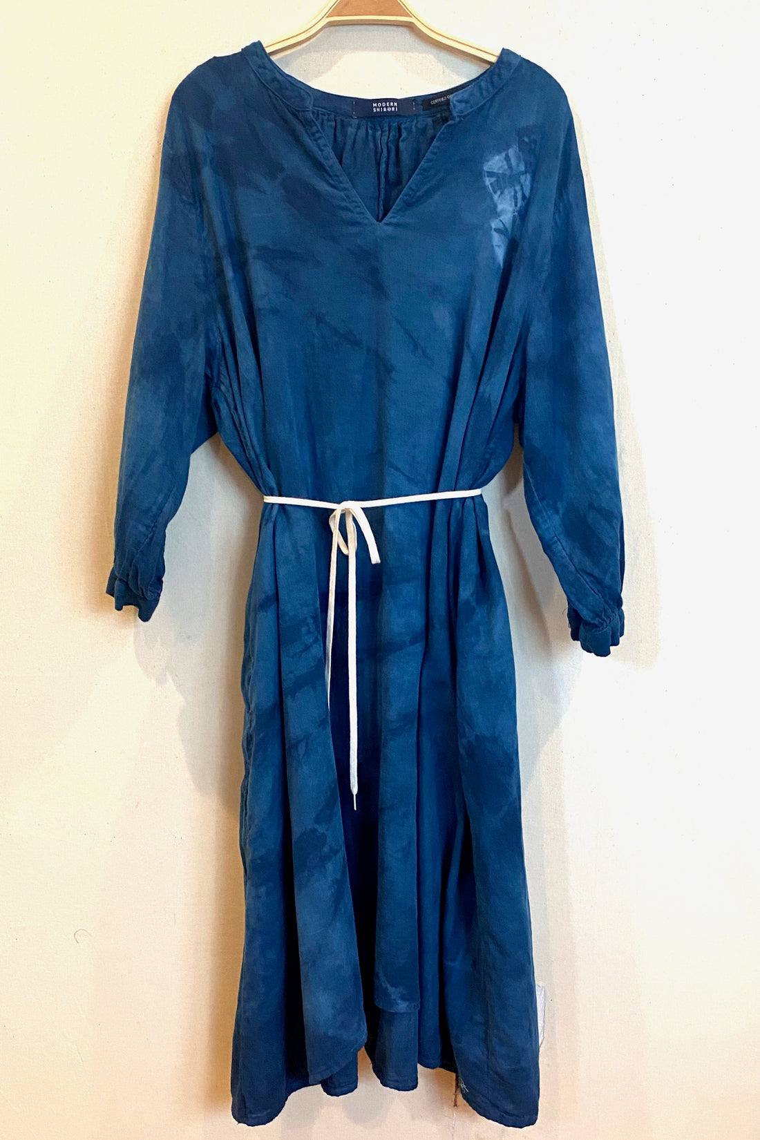 Celeste Dress in Navy Blue | Organic Cotton Double Gauze | Float