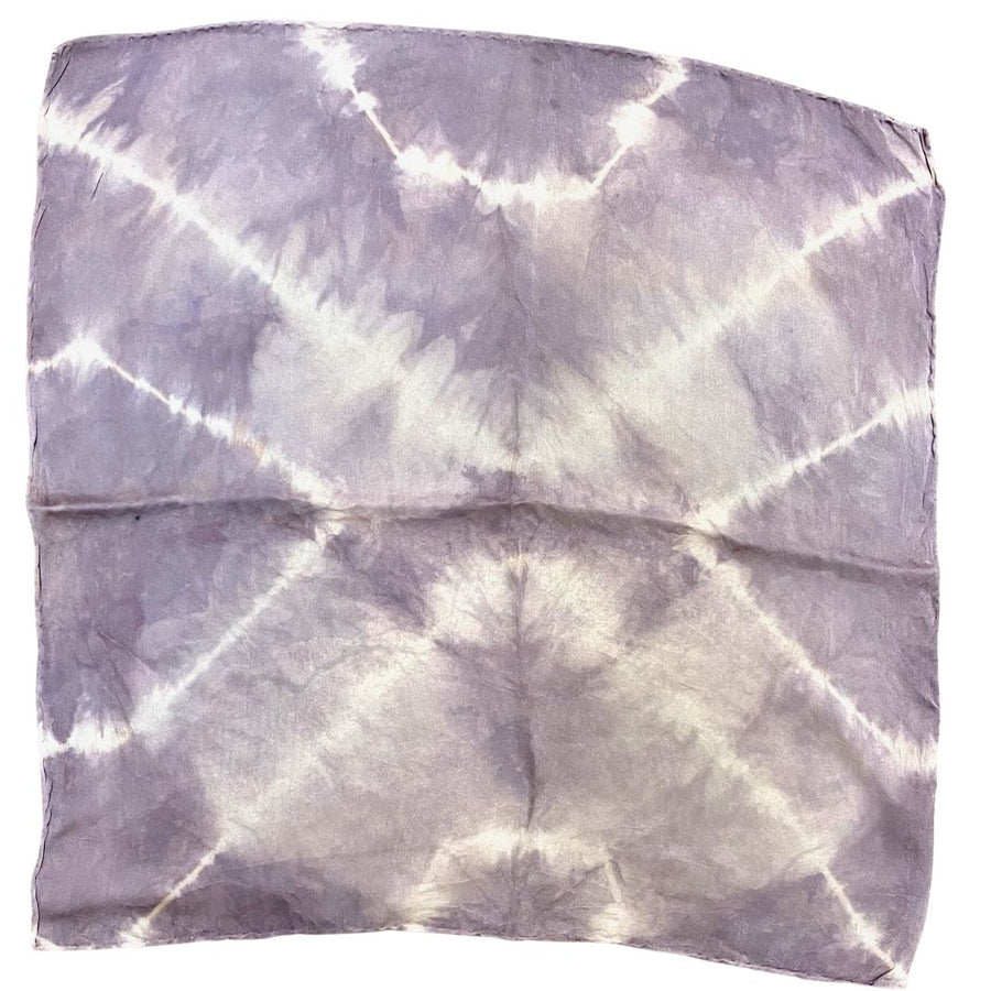 Small Silk Square Scarf in Lavender