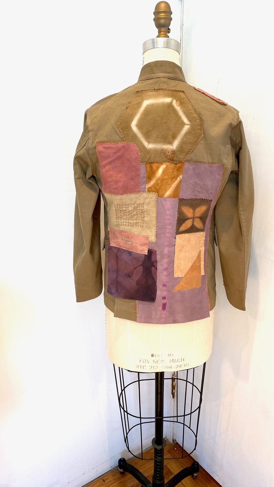 Upcycled Jacket Stay Rooted
