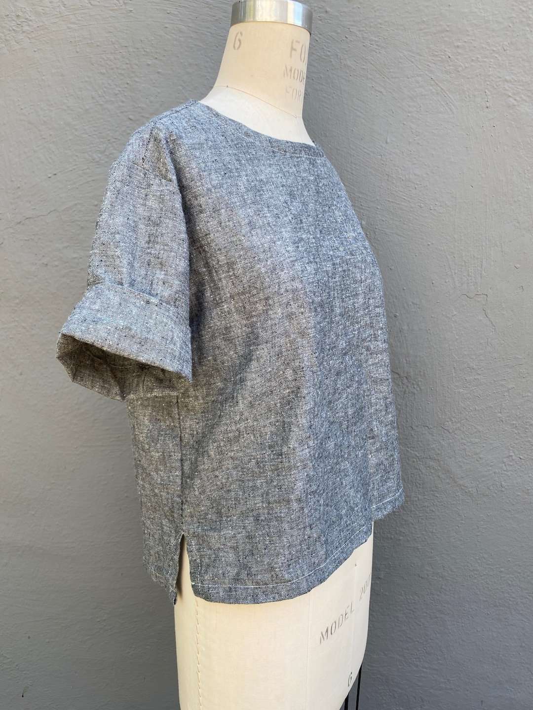 Vega Top | Organic Cotton &amp; Hemp | Grey